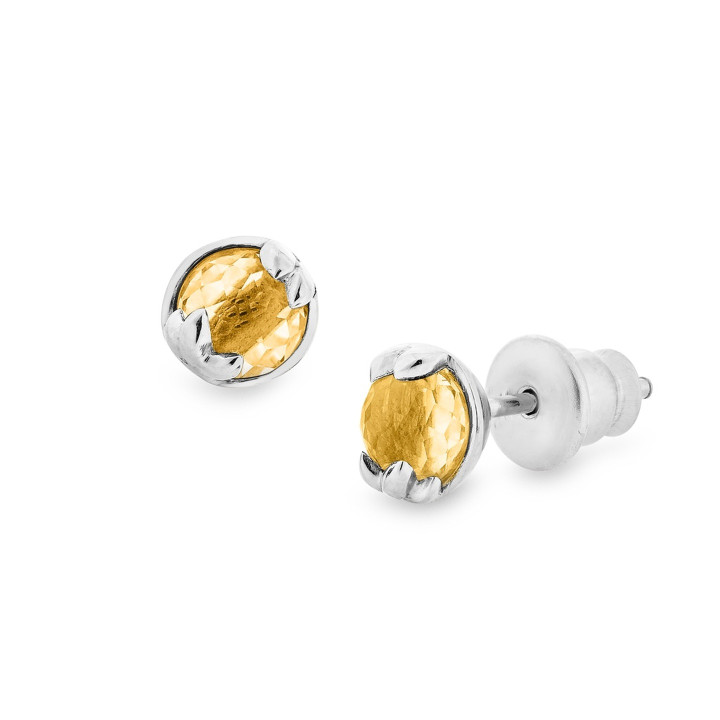 Fine Citrine Gemstone Earrings