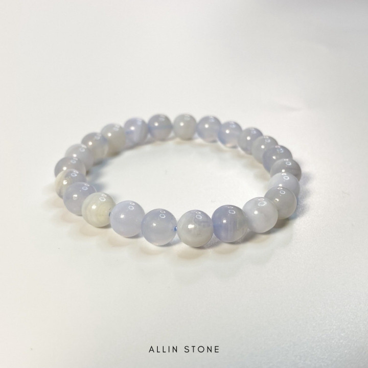 Blue Lace Agate Bracelet: Calm Communication and Confidence