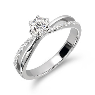 Sterling Silver Until Infinity Couple Ring - Female