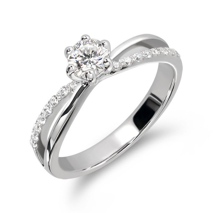 Sterling Silver Until Infinity Couple Ring - Female