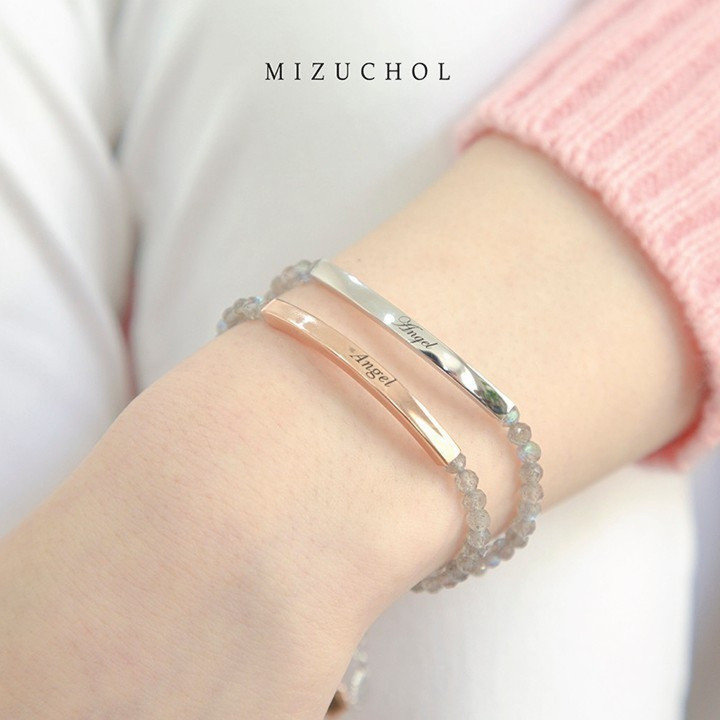 Sterling Silver Labradorite Bracelet for Girlfriend