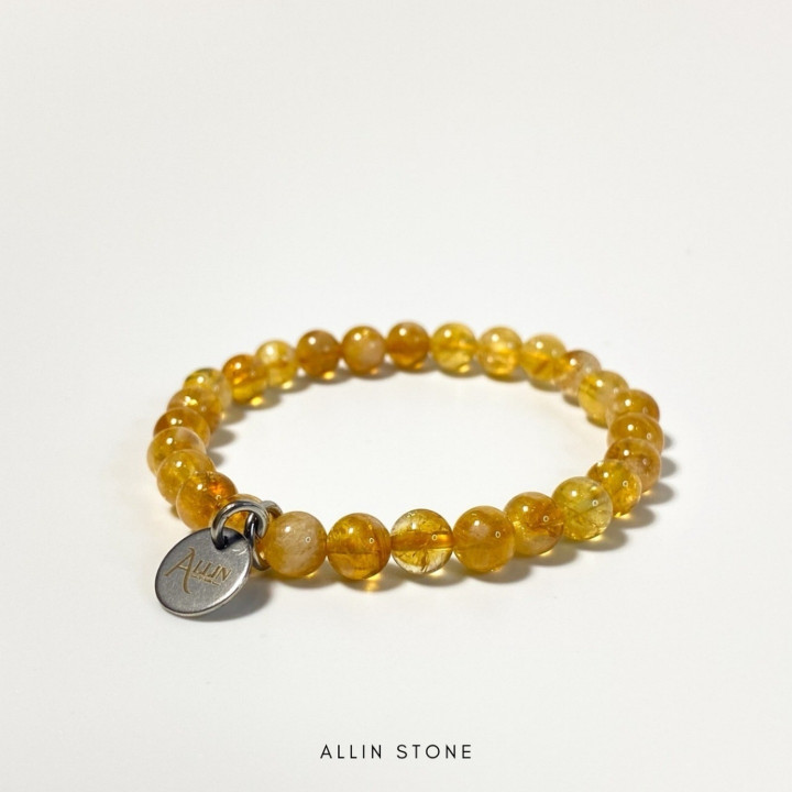 Citrine Whisky Bracelet: Attract Luck and Wealth