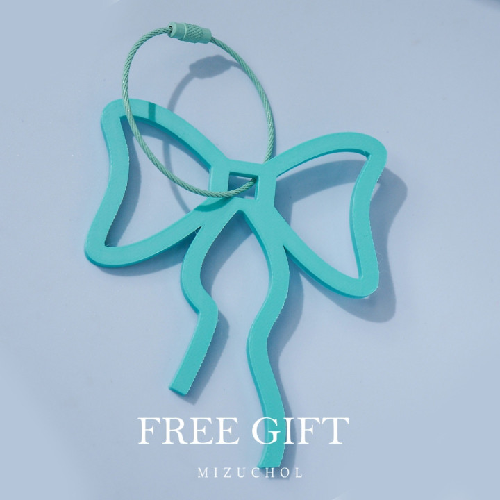 Blue Ribbon Keychain