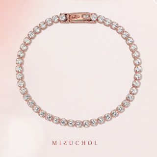 White Topaz Bubbling Champagne Bracelet