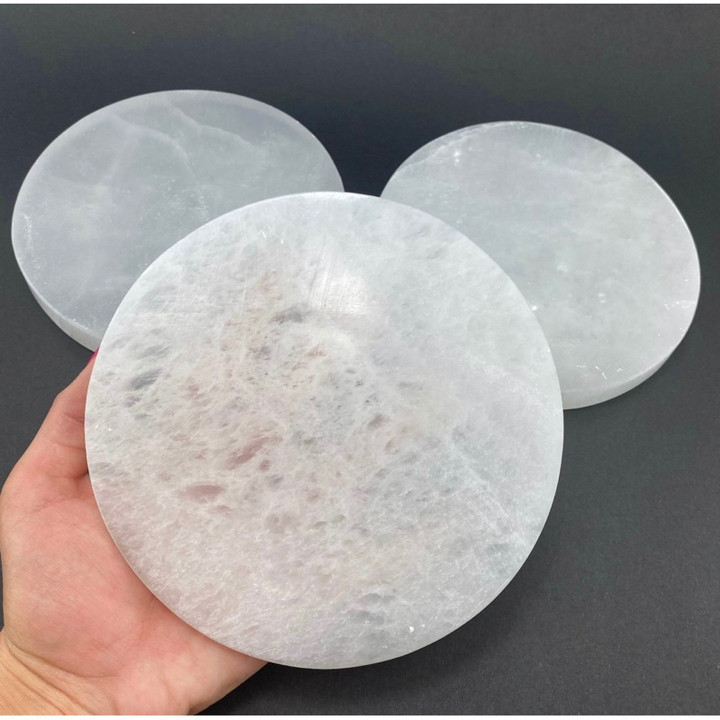 Selenite Charging Stone - Natural Healing and Chakra Balance