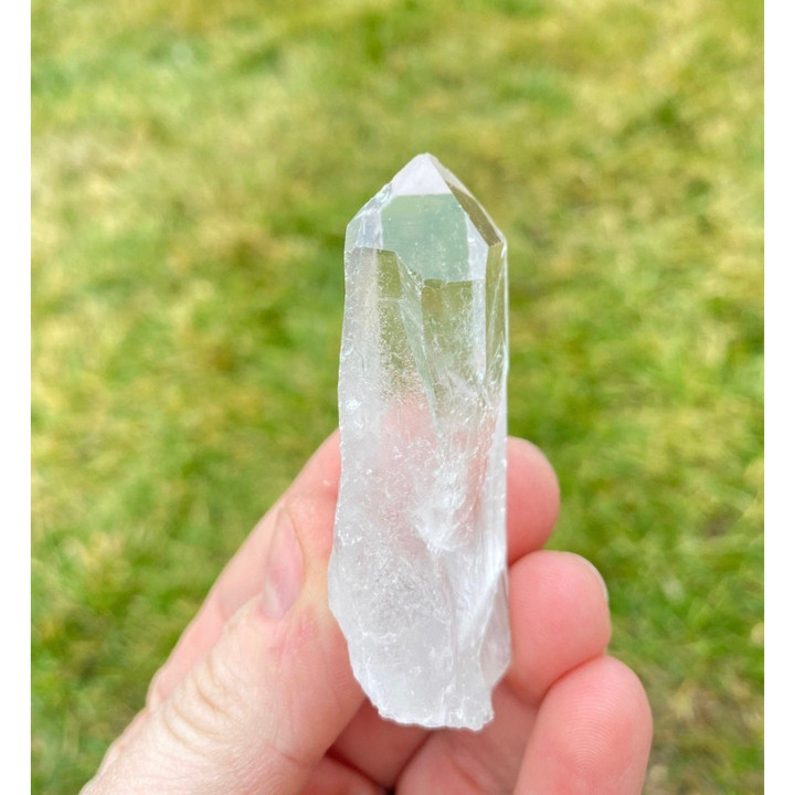 Clear Quartz Point Crystal - Raw and Authentic Brazilian Healing