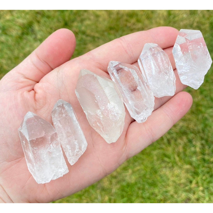 Clear Quartz Point Crystal - Raw and Authentic Brazilian Healing
