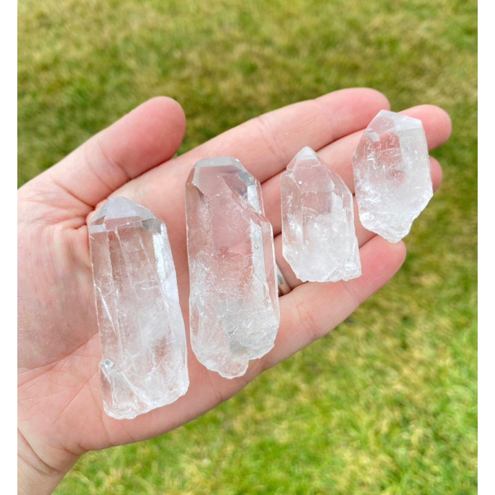 Clear Quartz Point Crystal - Raw and Authentic Brazilian Healing