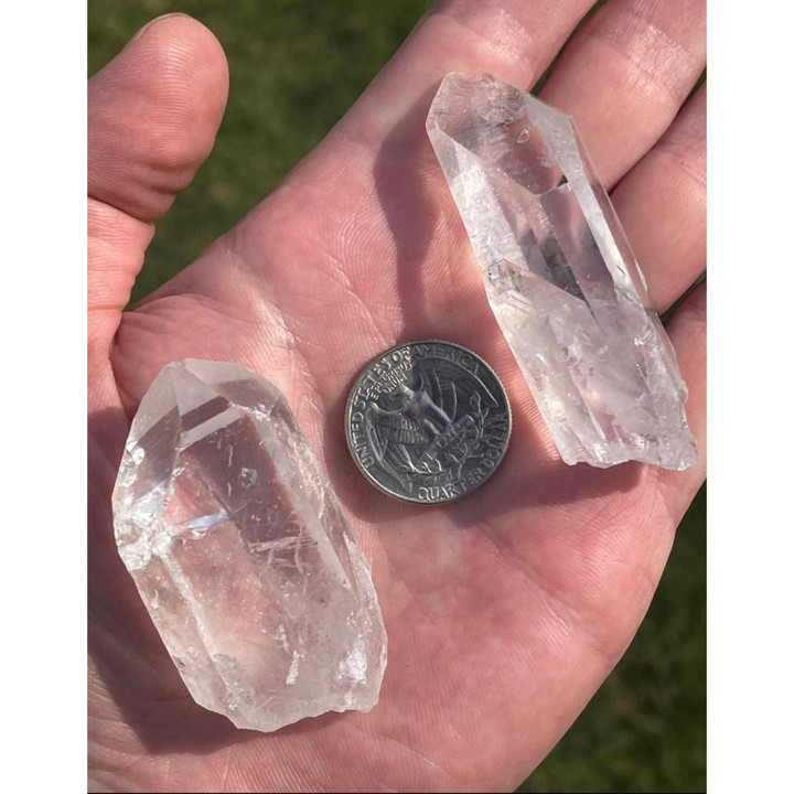 Clear Quartz Point Crystal - Raw and Authentic Brazilian Healing