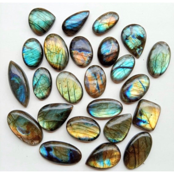 Labradorite Cabochon Stone | Polished Gemstone for Jewelry and Healing