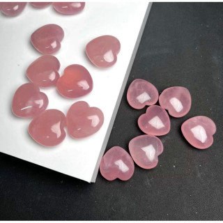 Rose Quartz Heart Stone | Emotional Support and Healing Crystal