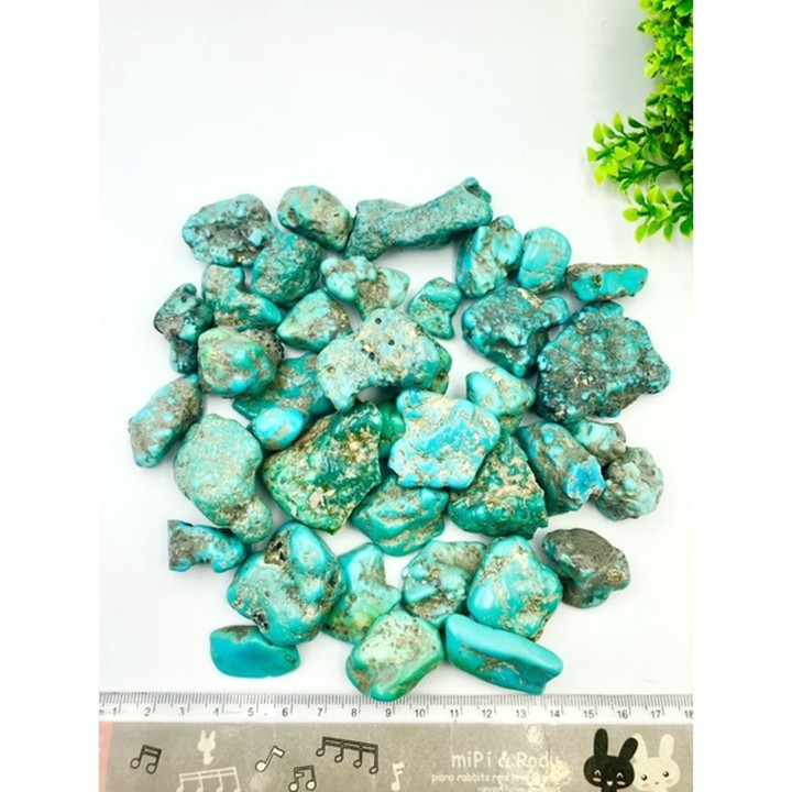 Arizona Blue Turquoise: Polished Stones for Jewelry Making