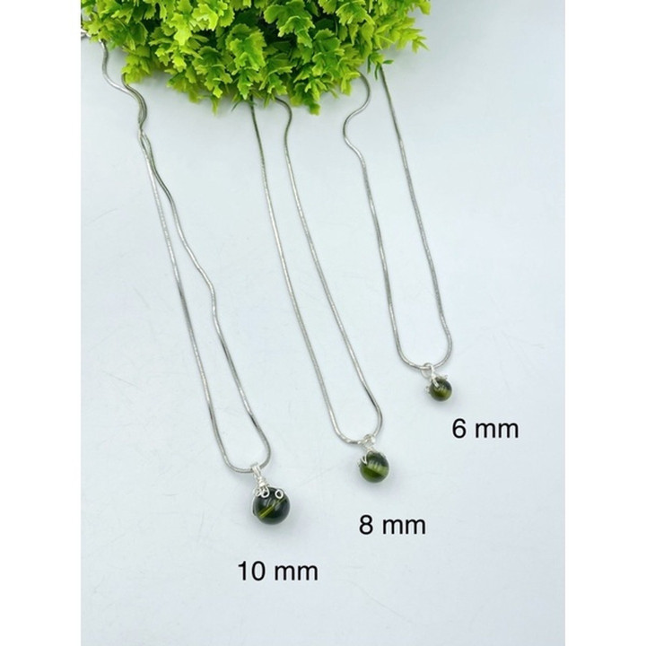 Genuine Moldavite Pendant | 100 Natural Raw Tektite