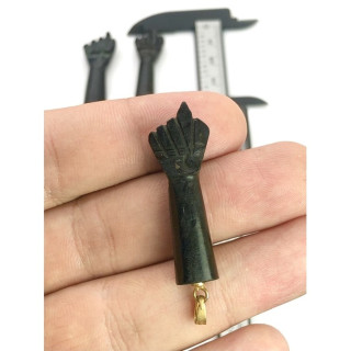 Green Natural Jade Hand Pendant - AAA Quality Jewelry