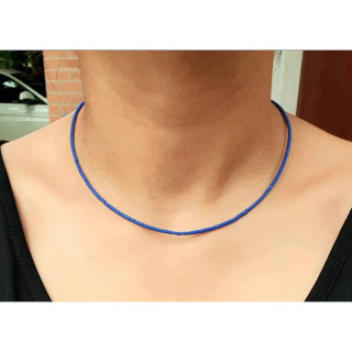 Lapis Lazuli Bead Necklace - 16" | Natural Stones | High Quality Jewelry