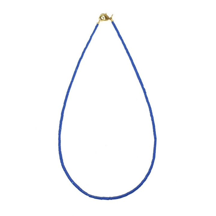 Lapis Lazuli Bead Necklace - 16" | Natural Stones | High Quality Jewelry