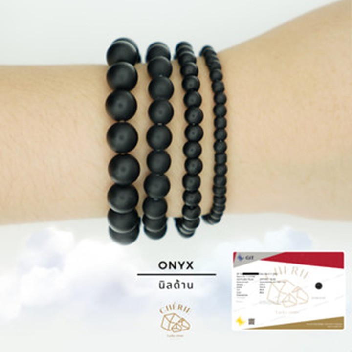 Onyx Stone Bracelet: Protection from Black Magic and Negativity