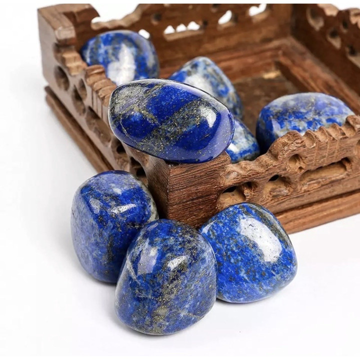 Lapis Lazuli Tumble Stone - Natural Healing and Chakra Energy