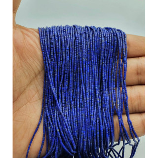 High-Quality Lapis Lazuli Beads (15.5cm Tube) for Jewelry Making