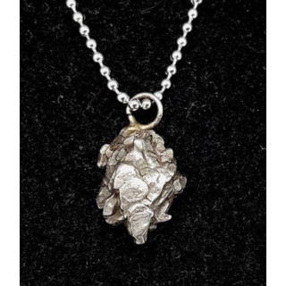 Natural Campo del Cielo Meteorite Pendant | Authentic Argentine Gem