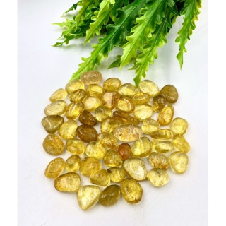 Natural Citrine Tumbled Stone: Reiki and Chakra Healing