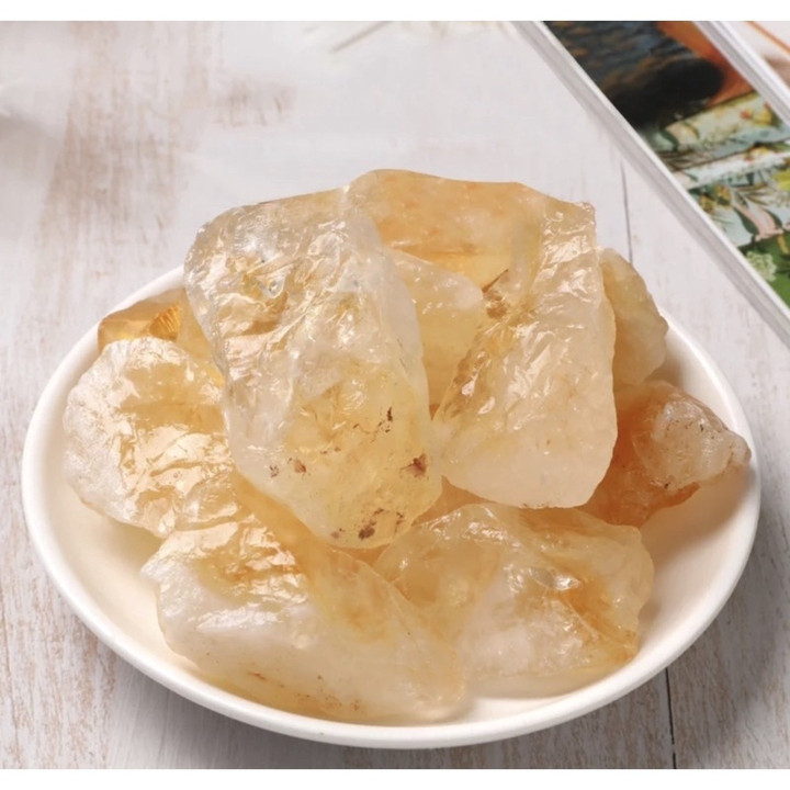 Natural Citrine Stone: Healing and Meditation Crystal