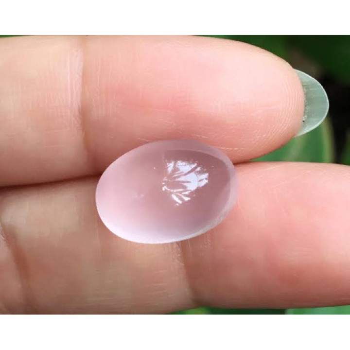 Genuine Madagascar Rose Quartz Cabochon (20-15mm)
