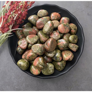 High Grade Unakite Tumble Stone | Natural Healing Crystal