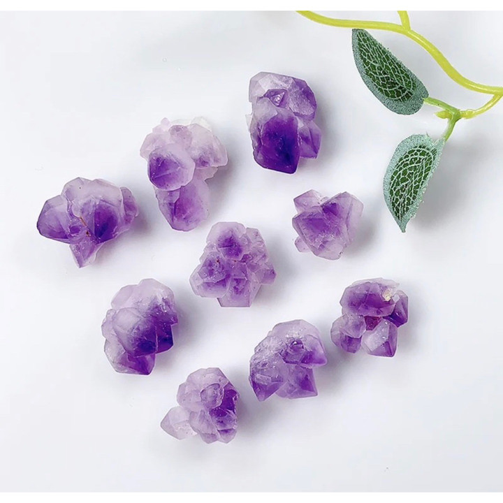 Raw Amethyst Cluster Point: Natural Crystal for Healing and Energy