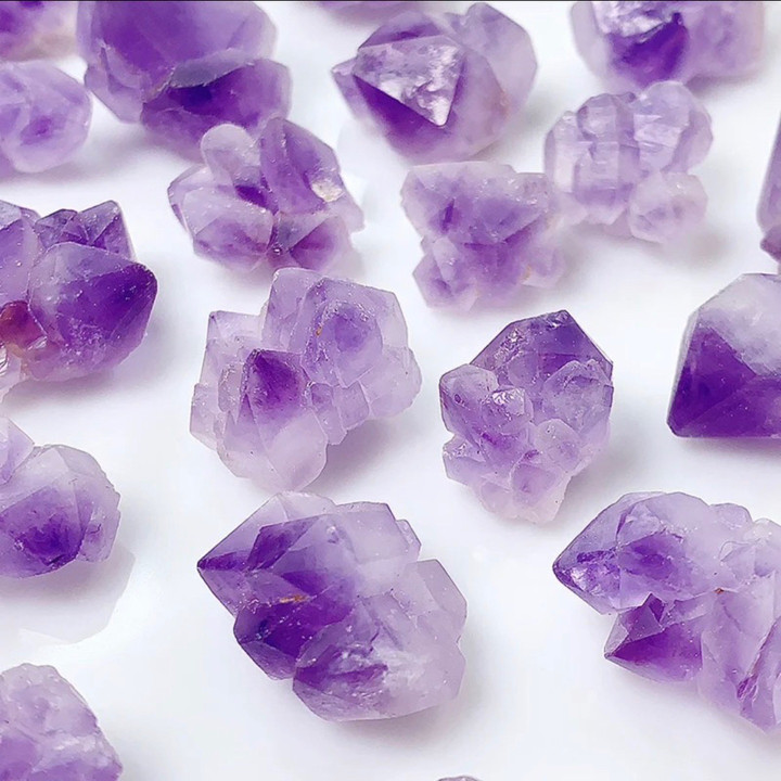 Raw Amethyst Cluster Point: Natural Crystal for Healing and Energy