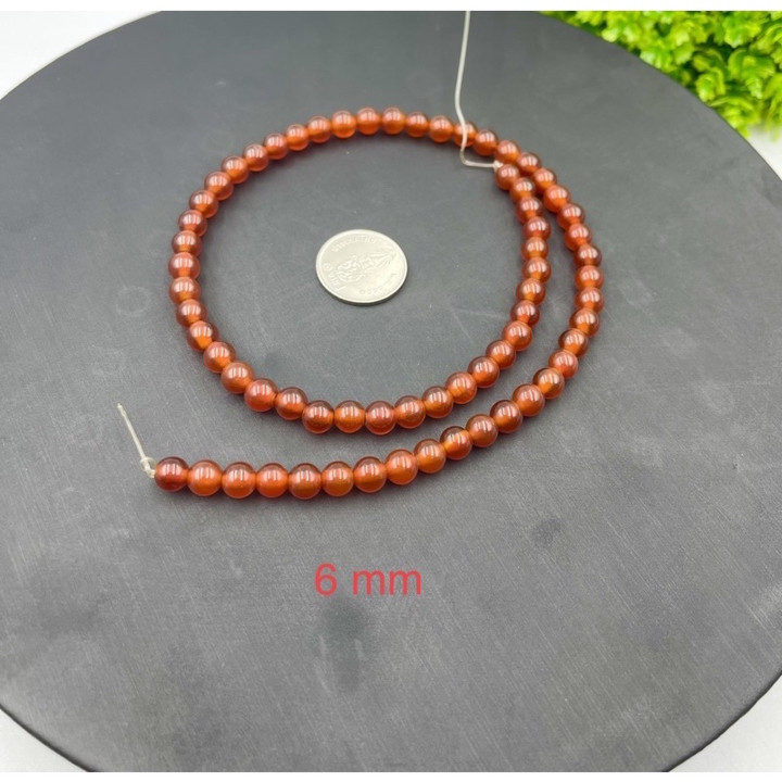 AAA Carnelian Red Agate Beads (6mm, 8mm, 10mm)