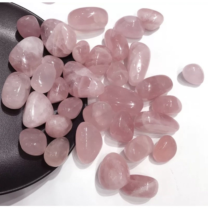 Rose Quartz Tumble Stone - Natural Healing and Chakra Energy