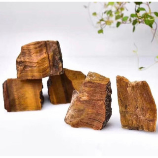 Golden Tiger Eye Stone: Raw, Natural for Healing and Meditation