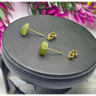 AAA Natural Green Jade Earrings - Luxury Jade Jewelry