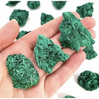 Raw Malachite Stone: Protection and Negativity Relief | 1pc