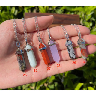 Natural Crystal Point Necklace | Healing Energy and Unique Style