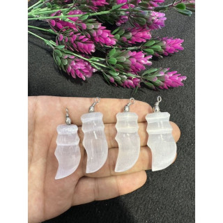 Moroccan Natural Stone Serpentine Pendant Necklace