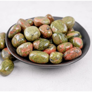 High Grade Unakite Tumble Stone - Natural Healing Chakra Stone