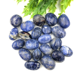 Natural Sodalite Tumble Stone | High Quality Healing Chakra Stone