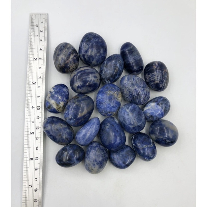 Natural Sodalite Tumble Stone | High Quality Healing Chakra Stone