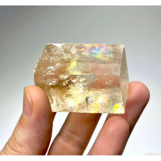 Iceland Spar Crystal: Rare Optical Calcite Specimen