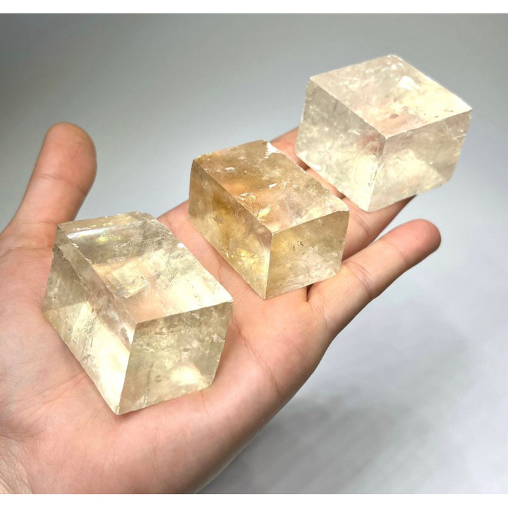Iceland Spar Crystal: Rare Optical Calcite Specimen