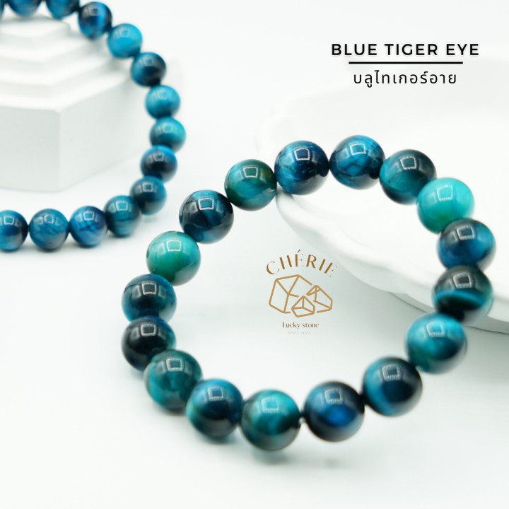 Blue Tiger Eye Bracelet: Serenity and Luck Charm