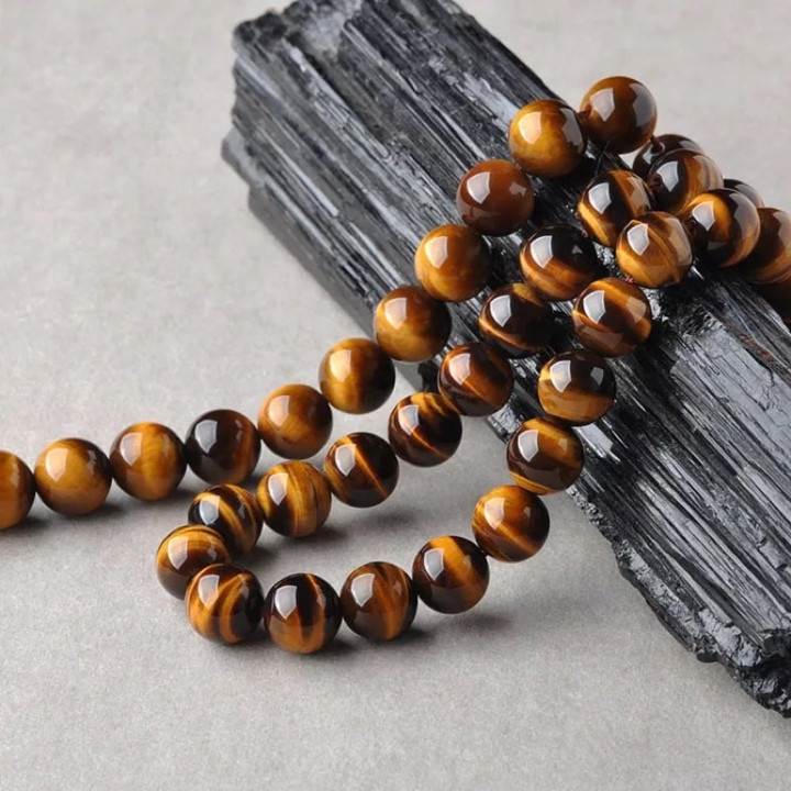 Golden Tiger Eye Beads - Natural Healing Bracelet String (AAA)