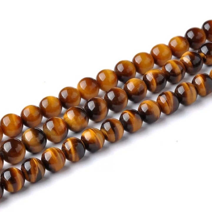 Golden Tiger Eye Beads - Natural Healing Bracelet String (AAA)