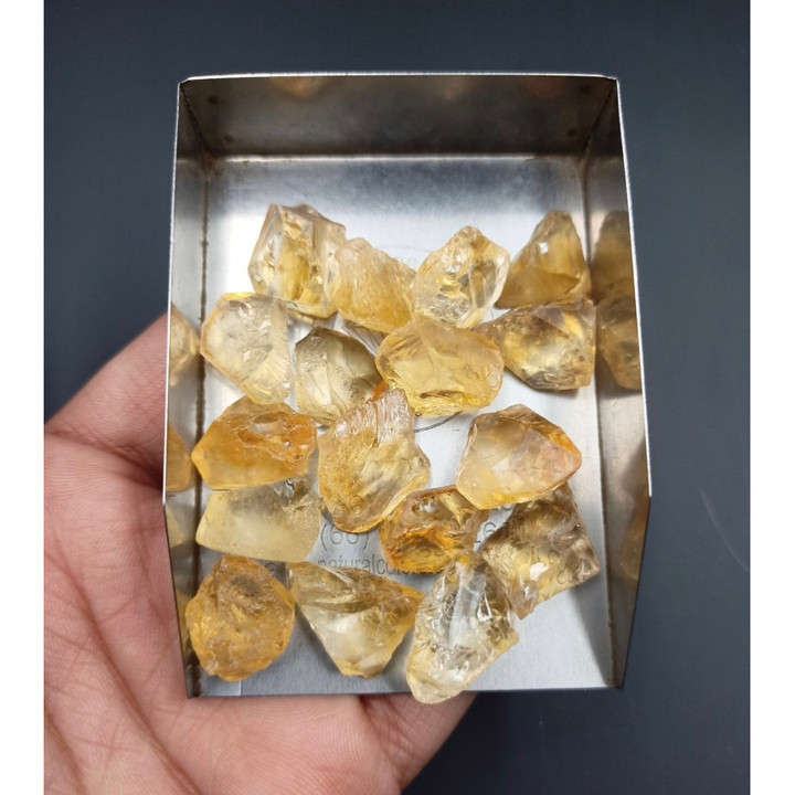 Natural Citrine Rough Gemstone | 1 Piece Raw Citrine