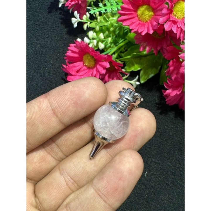Madagascar Rose Quartz Pendulums: Elegant Jewelry and Healing