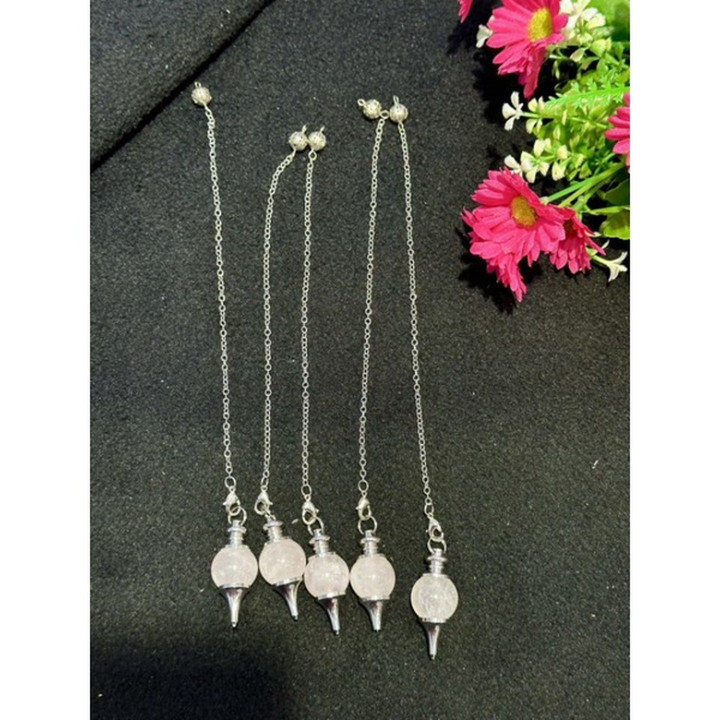 Madagascar Rose Quartz Pendulums: Elegant Jewelry and Healing