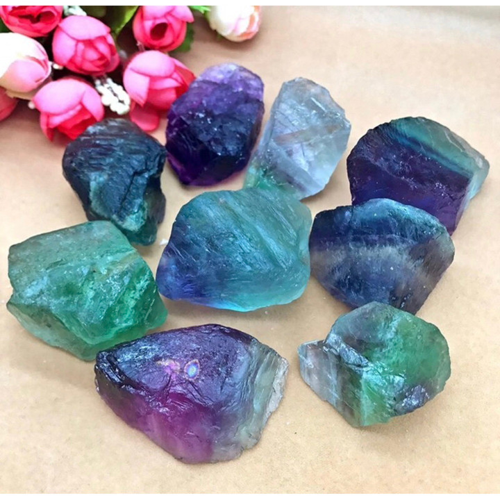 Natural Fluorite Crystal - Healing Stone and Decor (2-3cm)