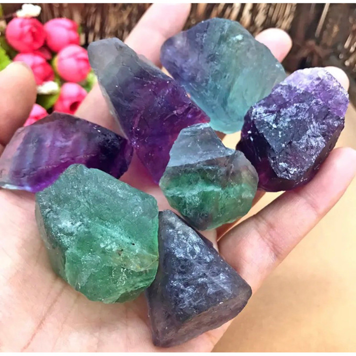 Natural Fluorite Crystal - Healing Stone and Decor (2-3cm)